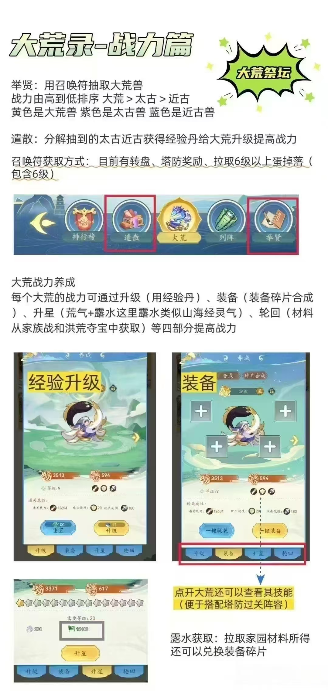 大荒录4.1下午公测，扶100上车