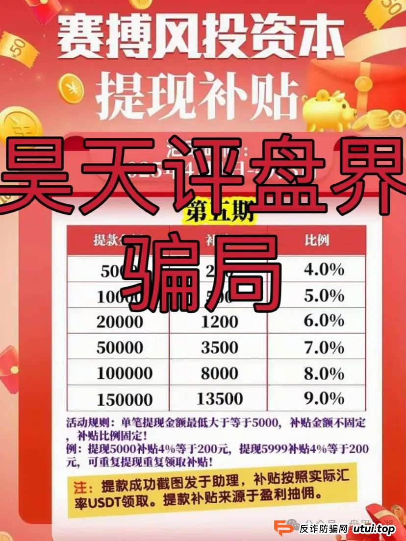 赛搏风投资本，股票跟单类资金盘骗局，大量单割，即将崩盘跑路，你