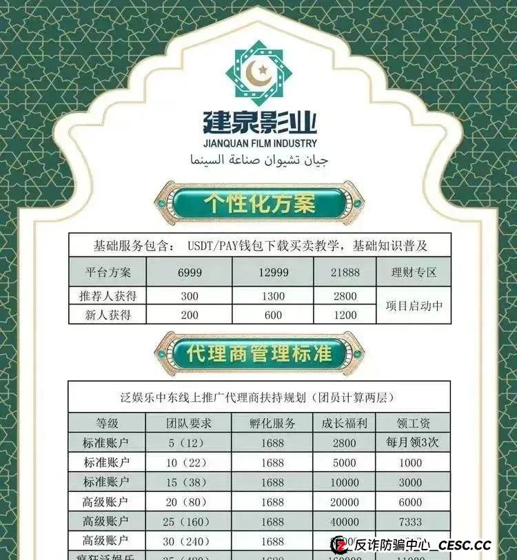 【建泉影业】中东泛娱乐 原游戏出海余孽所开操盘手还是谭维 秦阳 联合团队长