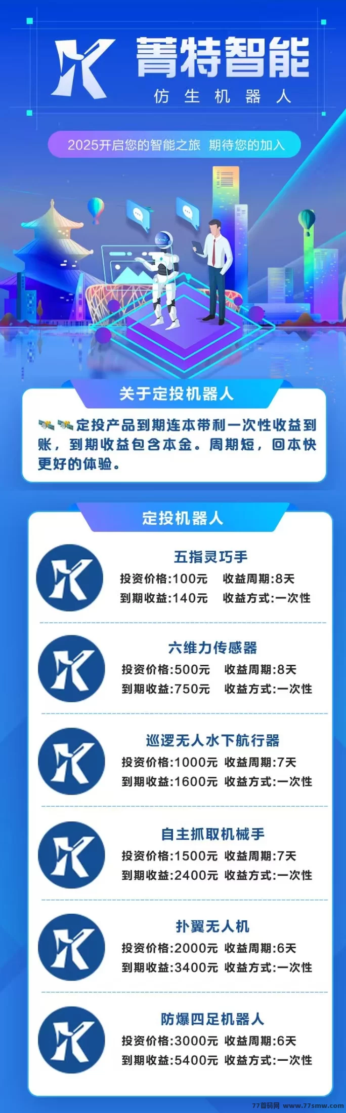 智能机器人分荭项目，零操作轻松收溢，1圆即可秒提！
