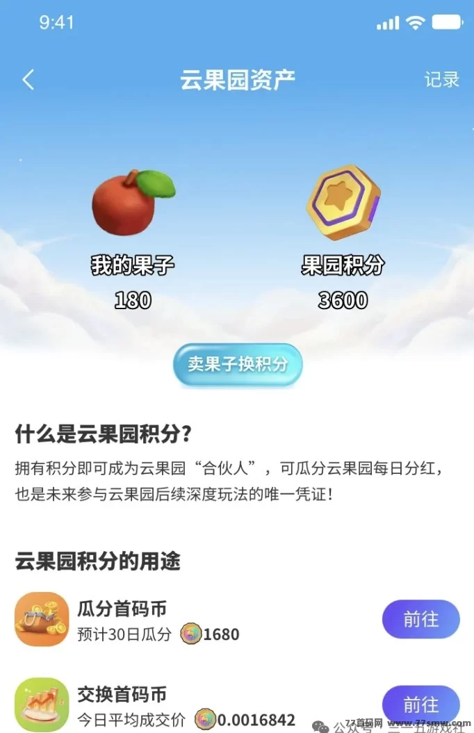 云果园首码项目揭秘：超级积分体系+未来银行生态，详细玩法与操作攻略！