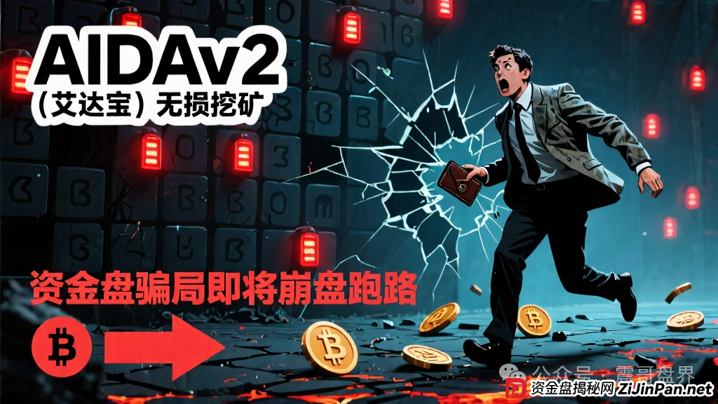 AIDAv2（艾达宝）无损挖矿资金盘骗局，操盘手圈钱几千万，即将崩盘跑