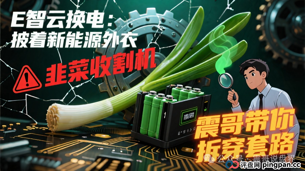 E智云换电：披着新能源外衣的韭菜收割机，现在已经在好几个城市开始