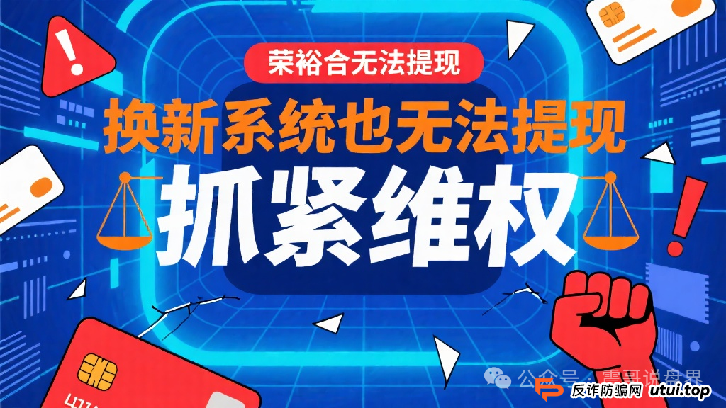 荣裕合8月份最新消息：荣裕合无法提现，换新系统也无法提现，抓紧维