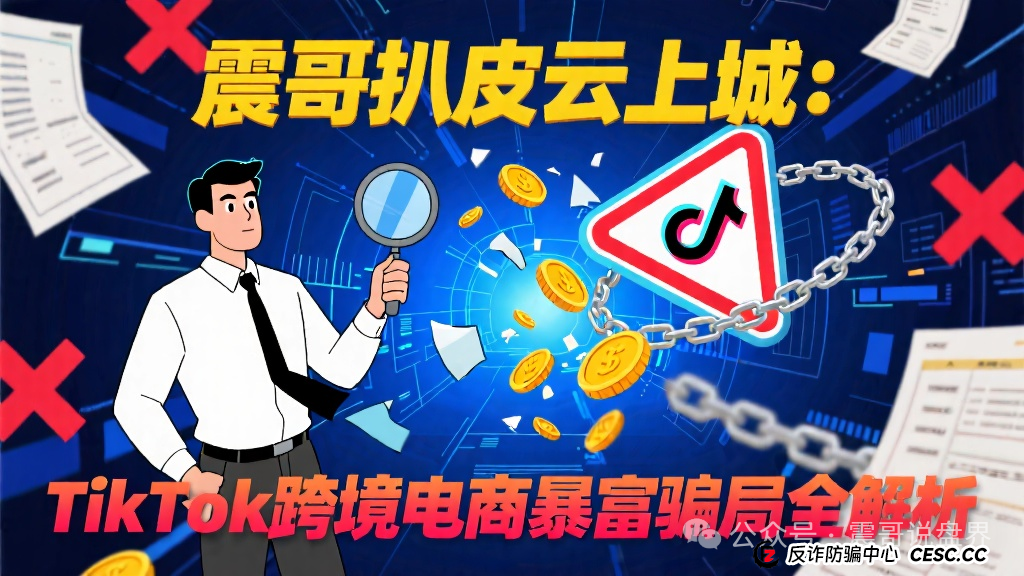 震哥扒皮云上城:TikTok跨境电商的暴富骗局全解析 震哥扒皮云上城:TikTok跨境电商的暴富骗局全解析