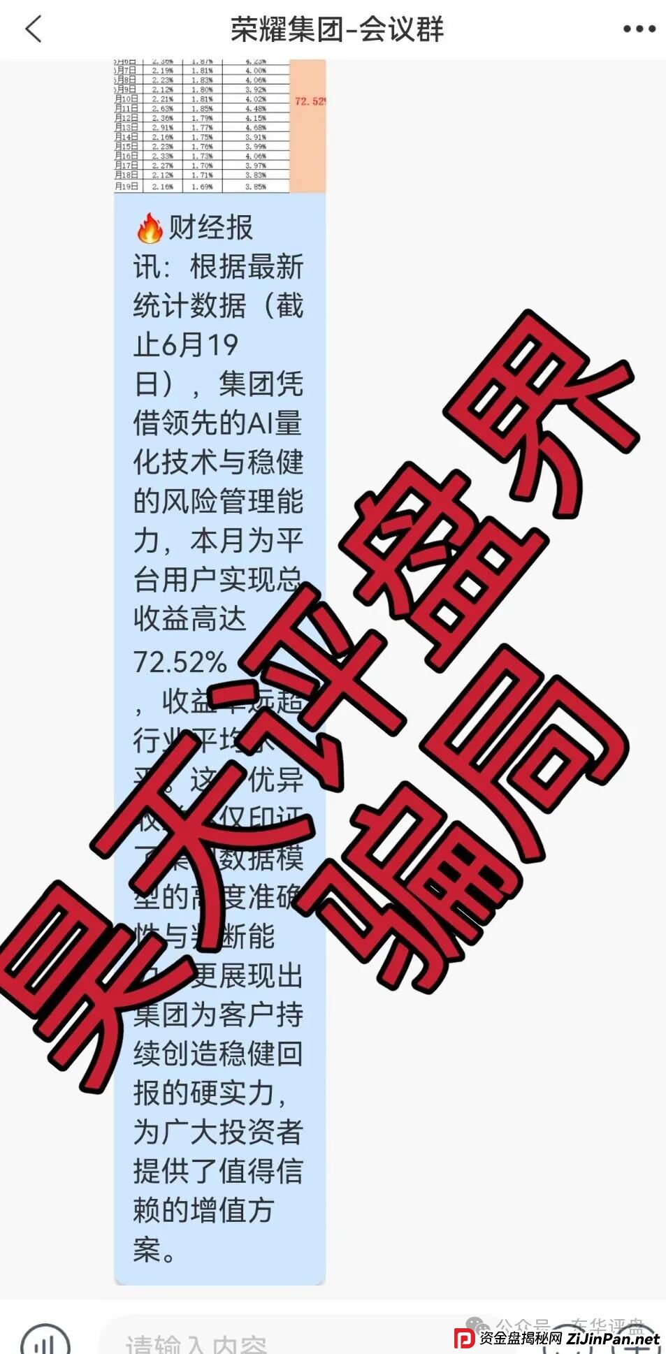 荣耀集团(嘉悦国际)期货带单类资金盘骗局,近期大量单割会员,高度预警,即将崩盘跑路! 荣耀集团(嘉悦国际)期货带单类资金盘骗局,近期大量单割会员,高度预警,即将崩盘跑路!