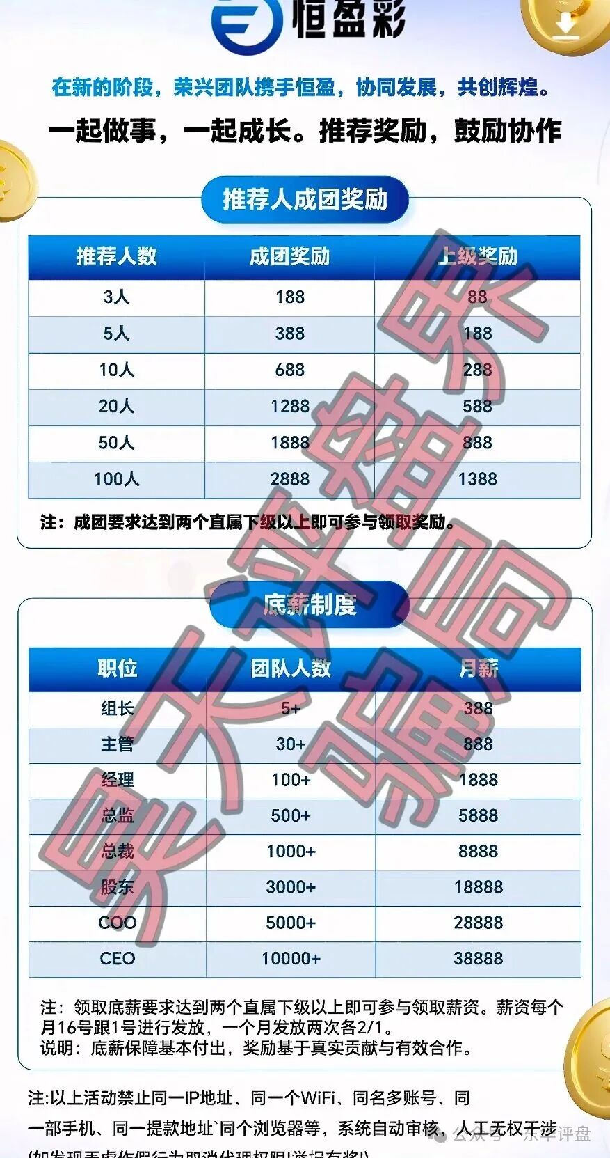 恒盈彩彩票骗局，原“聚富通”股票骗局的平移盘，郑沐风又来第三次割韭菜了，切勿上当受骗！