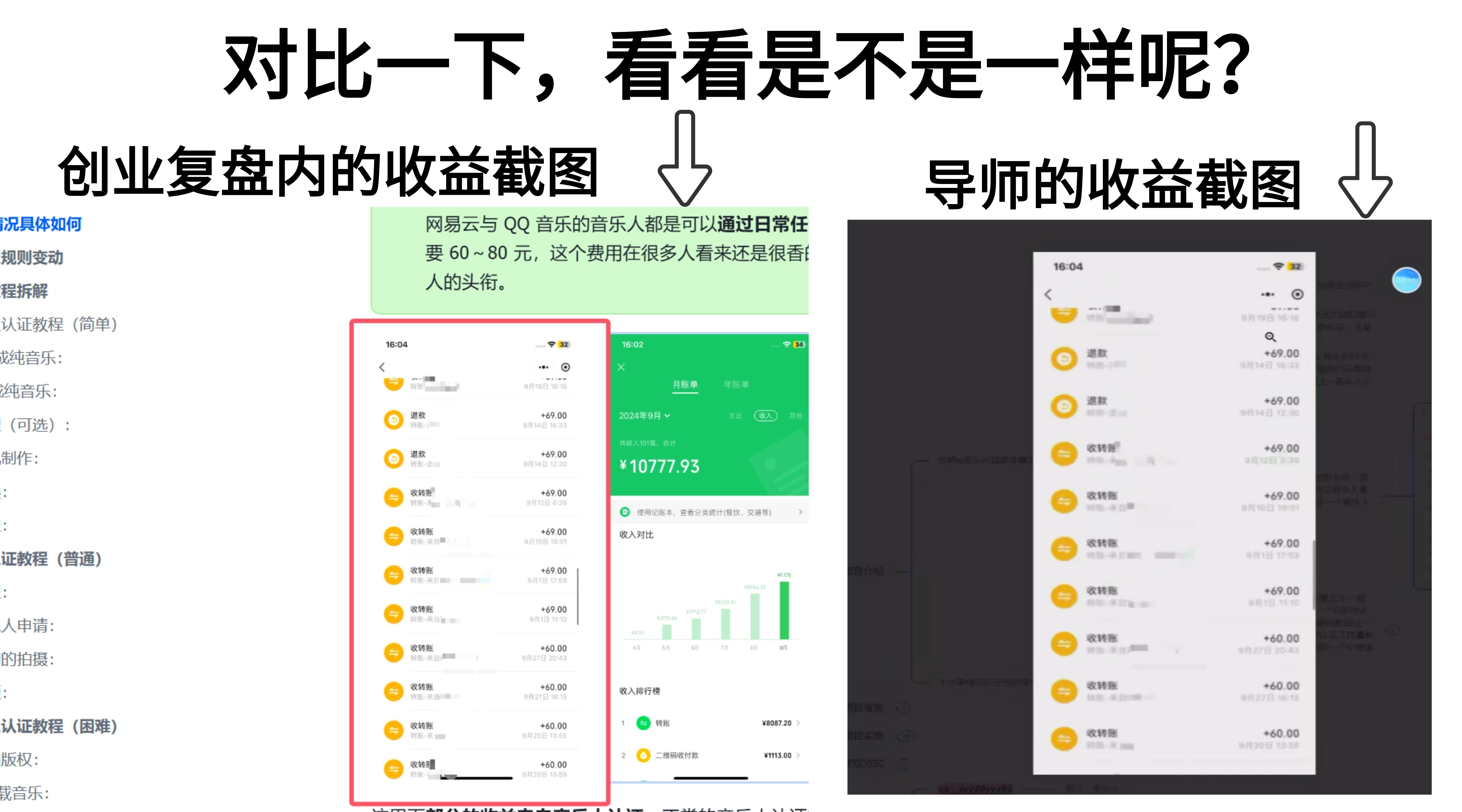 现在的翻录项目 假项目到底有多少？ 所有项目课程内的收益截图都是真的吗？(10)