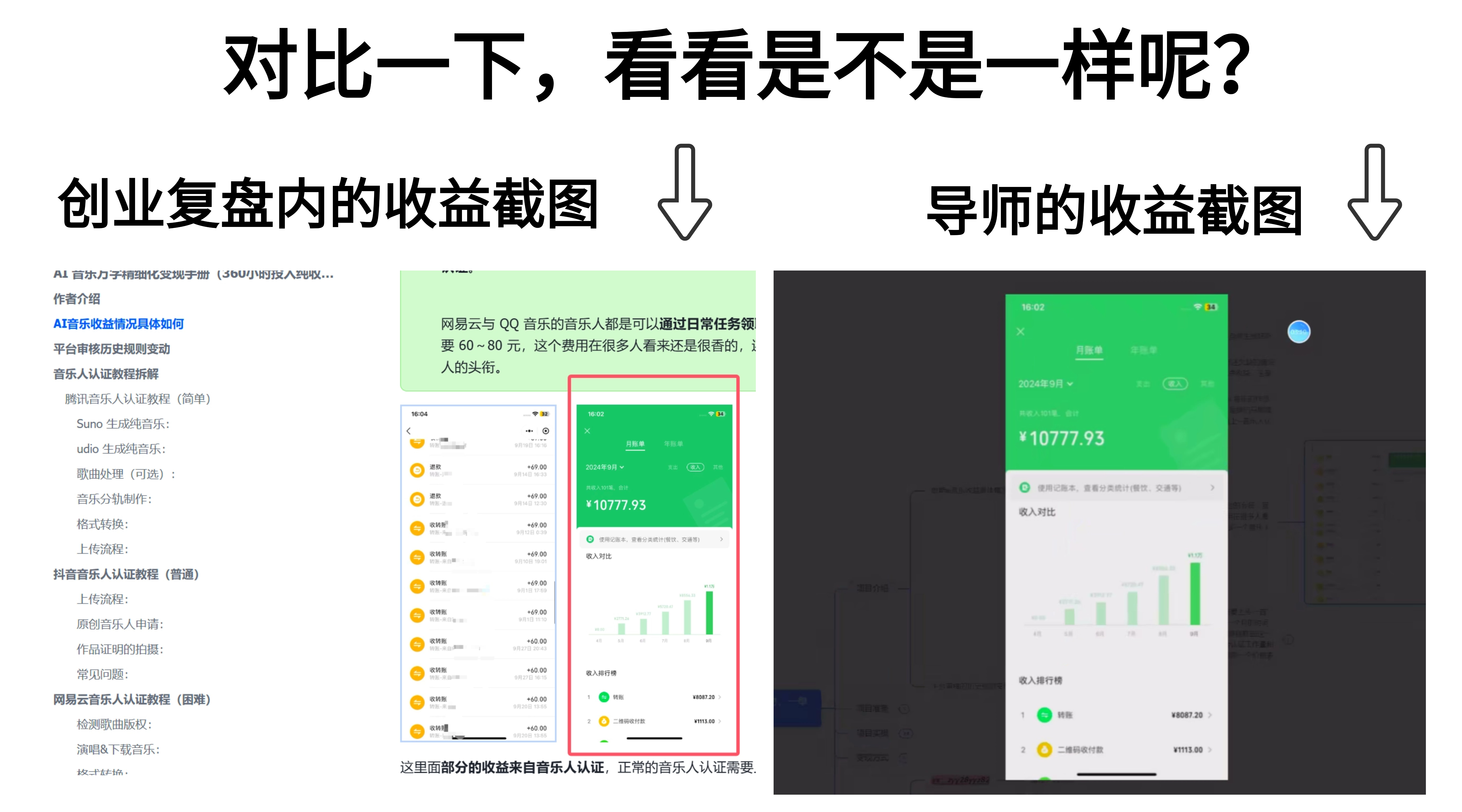 现在的翻录项目 假项目到底有多少？ 所有项目课程内的收益截图都是真的吗？(9)
