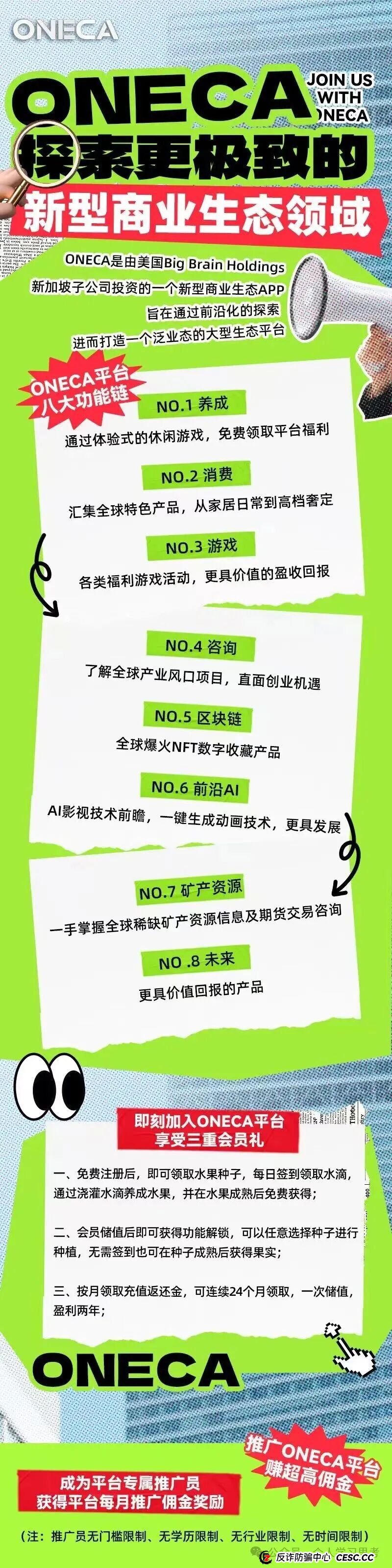 拆解:ONECA旺卡商城!200U入会费的慢养盘 拆解:ONECA旺卡商城!200U入会费的慢养盘