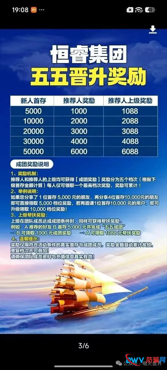 “恒睿集团”彩票跟单骗局，不过是一场披着高薪推广外衣的资金盘陷阱！