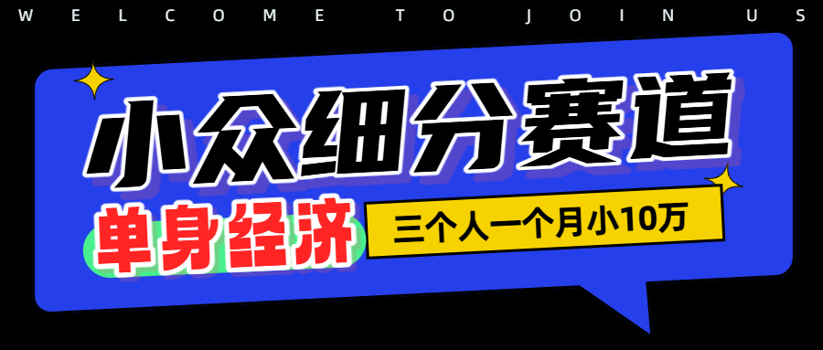 小众流量掘金,三个人一月小10W(1) 小众流量掘金,三个人一月小10W(1)